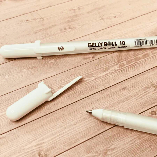Lapicero Blanco Sakura Gelly Roll 10