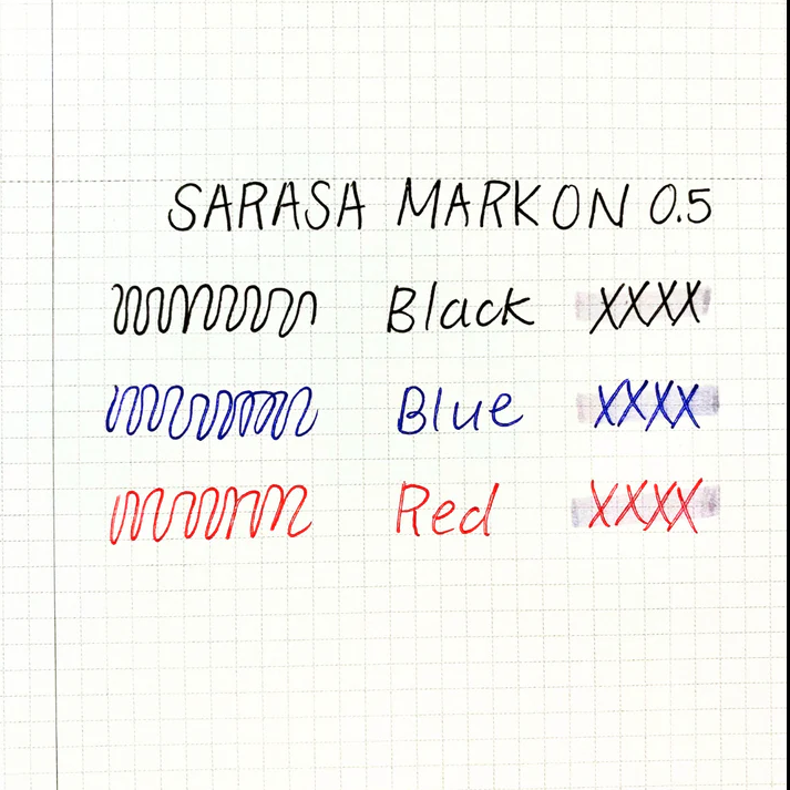 Sarasa Mark On 0.5 mm