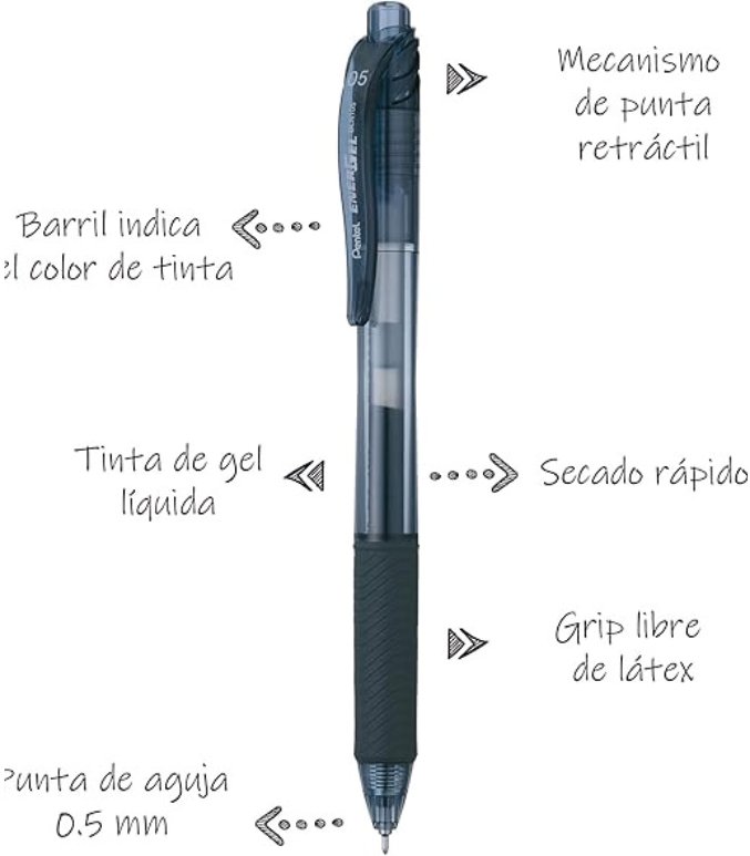 Lapicero Pentel Energel X 0.5mm